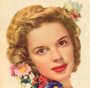 Judy Garland  Color Photo 1943 Makeup-ad