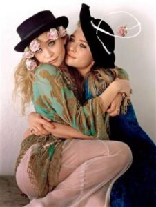 Mary Kate and Ashley Olsen are seen in this undated publicity photograph