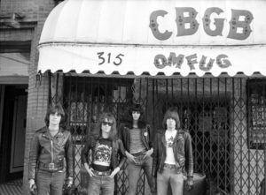 The ramones at CBGB  1970s leather jackets