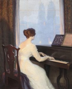 william-worcester-churchill-girl-playing-piano-1918