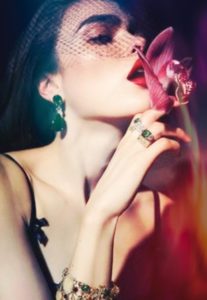 fashion-editorial-iris-flower-gold-glamour-luxury