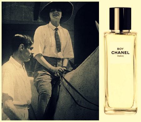 Boy Capel, Coco Chanel wearing men's shirt trousers Boy CHANEL perfume -  ÇaFleureBon Perfume Blog