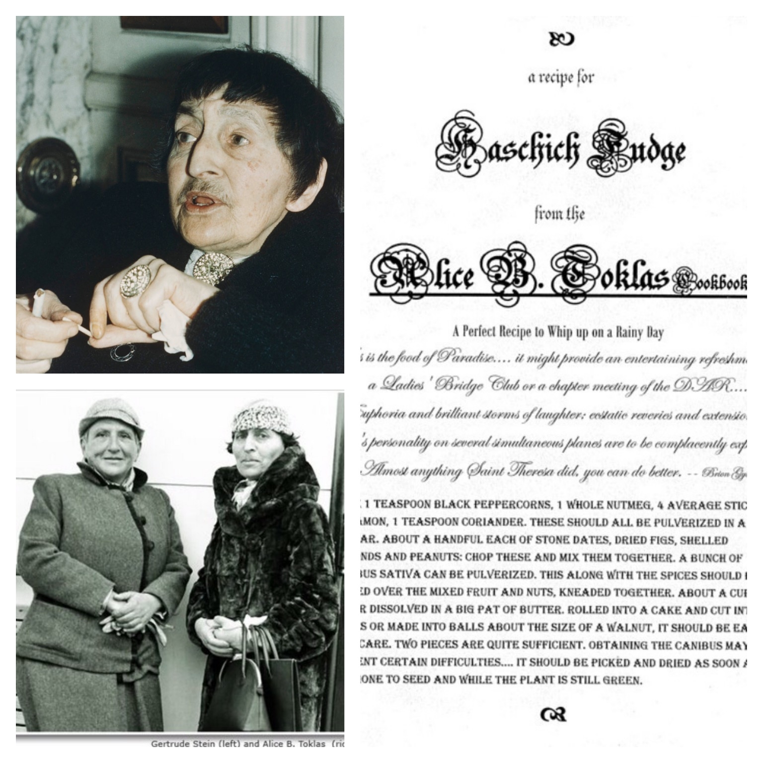 Alice B Toklas Famous Pot Brownie Recipe Cafleurebon Perfume Blog