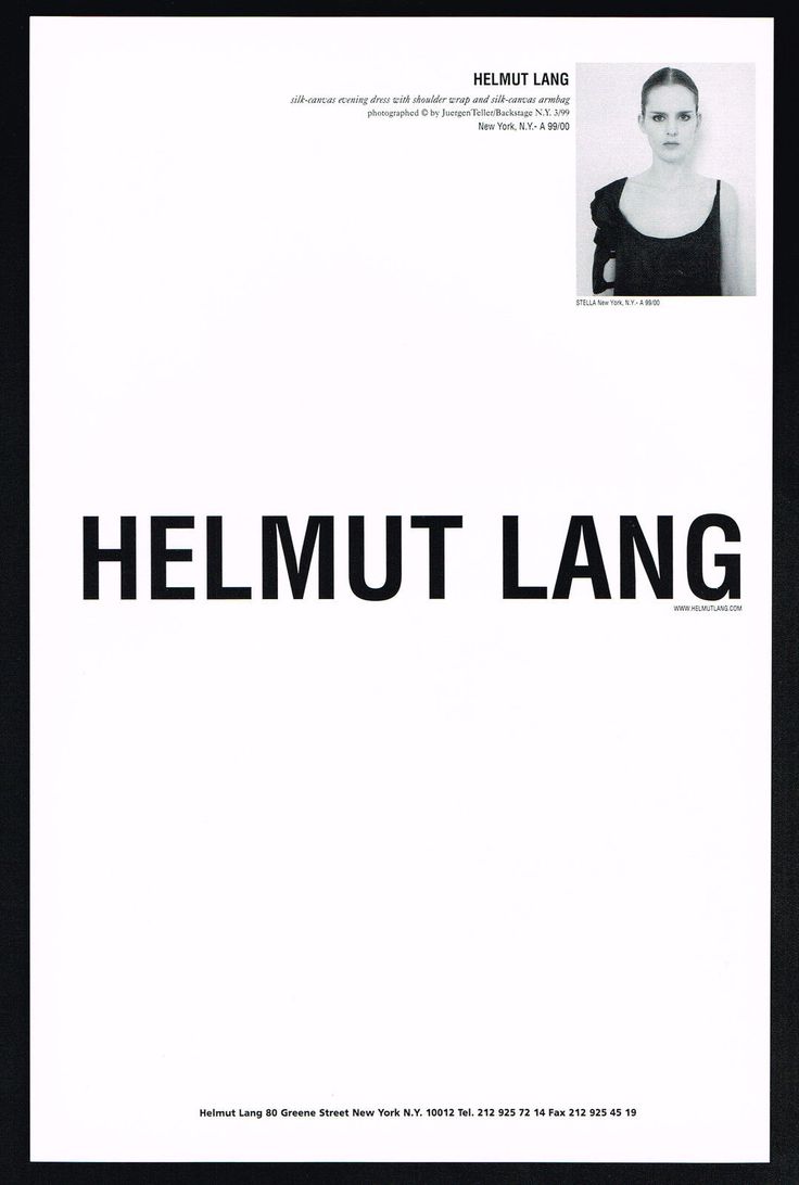 Helmut Lang FW1999 by Juergen Teller (1) - ÇaFleureBon Perfume Blog