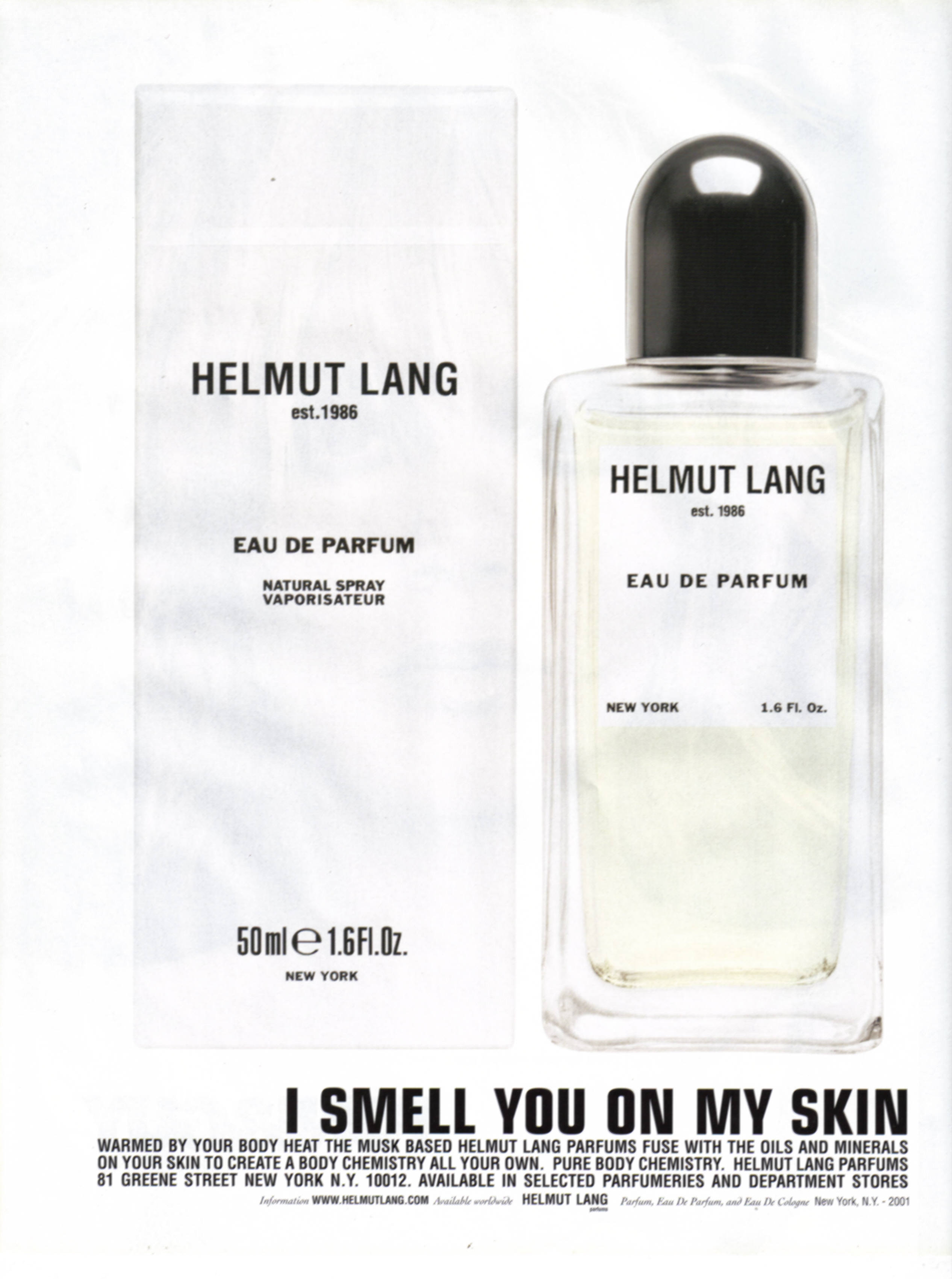 Helmut Lang edp ad 2001 (1) - ÇaFleureBon Perfume Blog