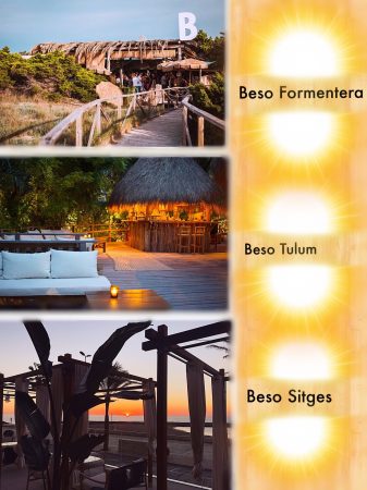Beso Beach Perfumes and restaurants