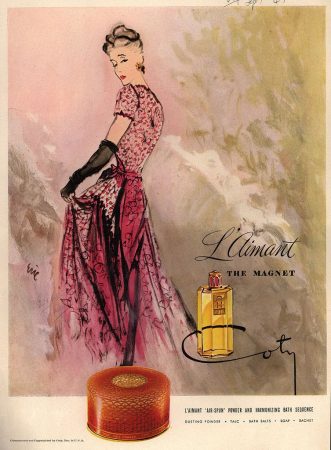 Coty L'Aimant vintage perfume review 1945