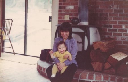 Lola Nicholson and her Mom Snoqualmie Falls 1980 