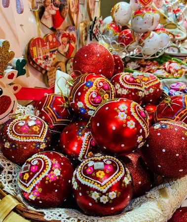Christmas Licitar Hearts Decorations,