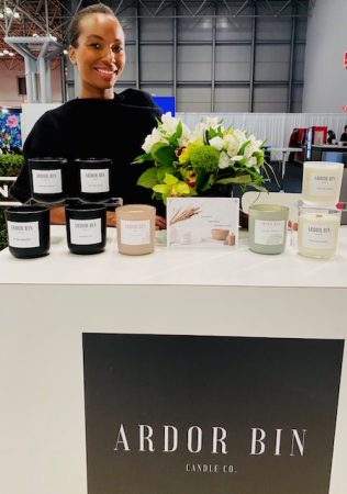 Latrice Littleton Founder CEO of ARDOR BIN CANDLE CO. NY NOW Retail Winter 2020 