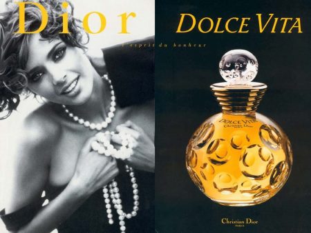 Vintage Christian Dior Dolce Vita perfume ad
