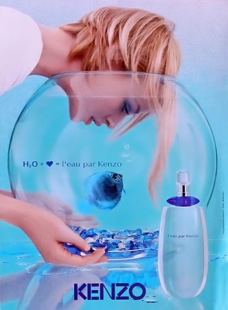 vintage L'eau par Kenzo perfume ad from 1996