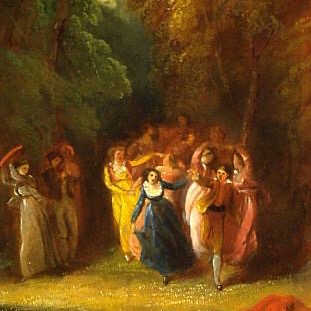 A Scene From the Decameron painting by Thomas Stothard