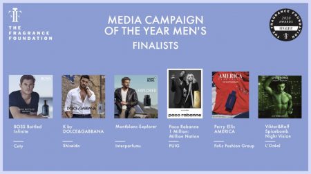 Fragrance Foundation Awards Finalists Media campaign men 2020