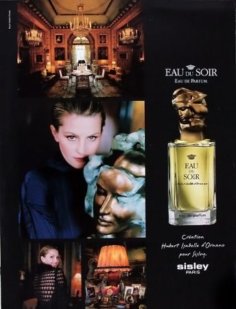 Vintage sisley eau de soir ad perfume ad 1999