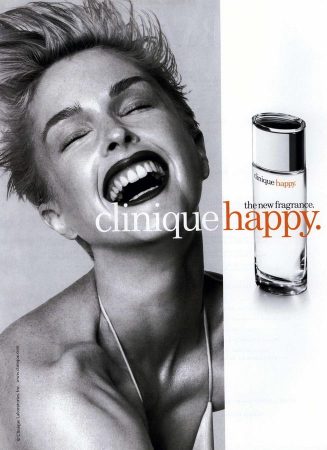 Clinique Happy ad 1998 Kylie bax