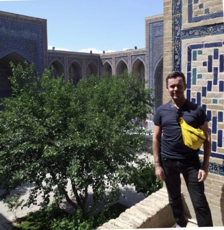 Nick Steward of Gallivant in Bukhara Uzbekistan