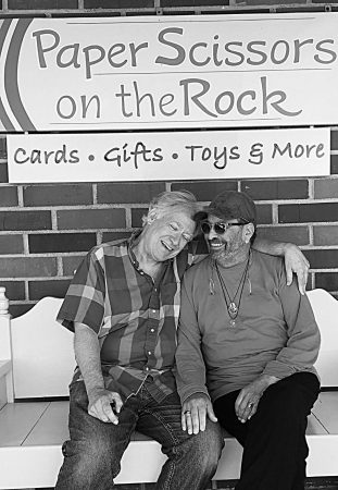 Ron Hall of paper Scissor on the Rocks with his late husband Robert Herrmann