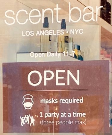 Scent Bar NYC Entrance Policy