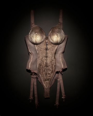 1990s fashion Madonna corset,