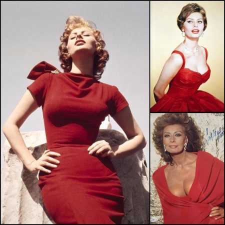Famous old hollywood moviestars red fashion