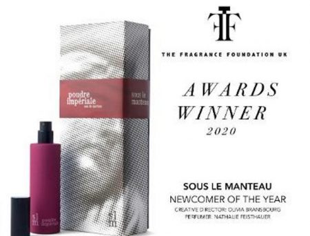 Fragrance Foundation France New comer of the year Sous le MANTEAU