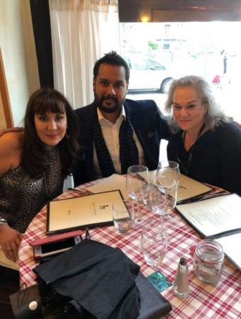 Michelyn Camen editor in Chief of CaFleurebon with Sultan Pasha and Ida Meister at Esxence 2019 