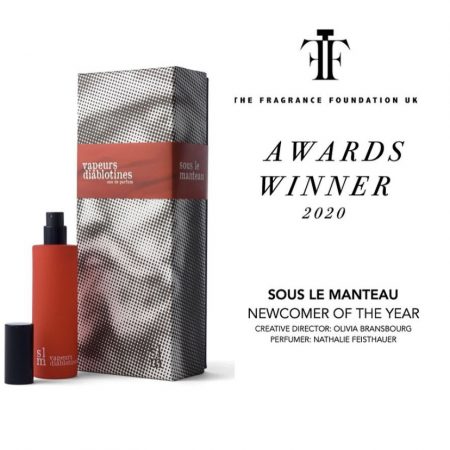 Sous le manteau won the Fragrance Foundation Uk award