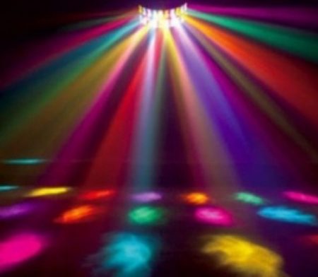 1980s disco strobe lights
