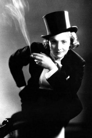 Marlene Dietrich, 1930 in a man's tuxedo