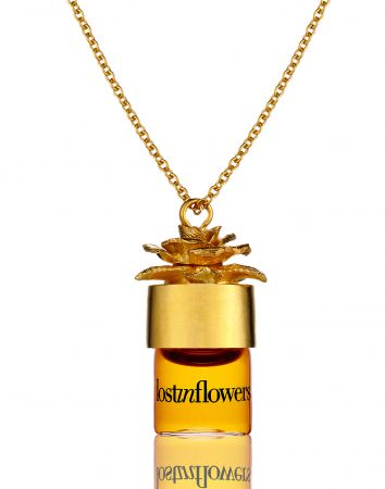 Best gift Mother's Day Fragrance Strangelove nyc LostinFlowers necklace