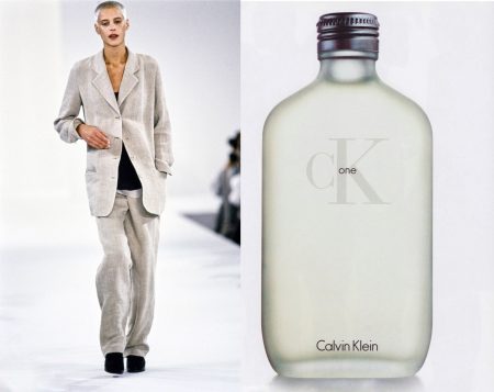 Calvin Klein is known for his unisex fashion and fragrances