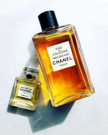 CHANEL Bois des Îles vintage Eau de Cologne and current Extrait de Parfum