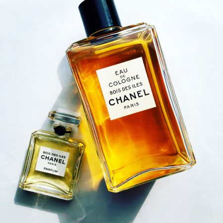 CHANEL Bois des Îles vintage Eau de Cologne and current Extrait de Parfum