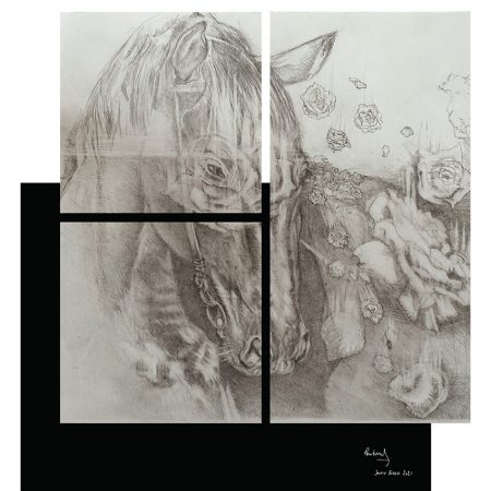 Bertrand Duchaufour Naomi Goodsir Corpus Equus drawing