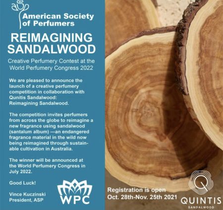 Reimagining Sandalwood quintis and American society of perfumers