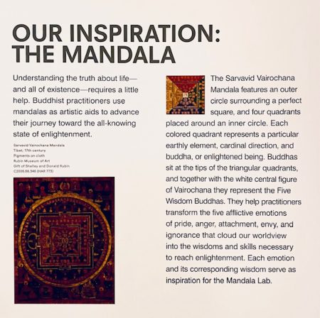 Inspiration for the Mandala Lab Rubin Museum