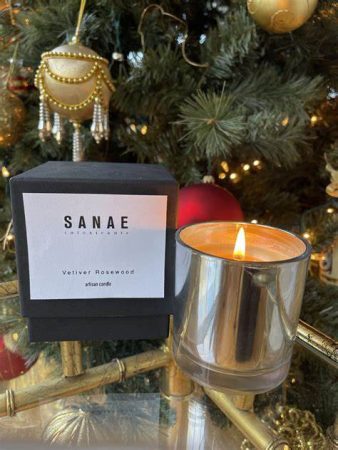 Sanae Intoxicants Vetiver Rosewood All natural candle