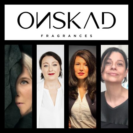 Onskad founder Virginie Dhoye, perfumer Léa Hiram, Isabelle Bonnal and illustrator Monica Lind