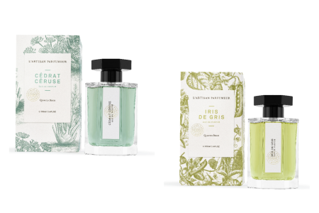 L'Artisan Parfumeur Cedrat Ceruse and Iris de Gris from le potager collection