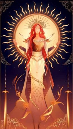Sol is the Norse Goddess of the sun