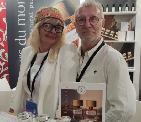 Parfumeurs du Monde at Esxence 2022 Thierry Bernard and Gwenaelle Chauvin