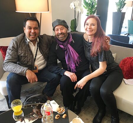 Robert Herrmann with Sultan Pasha and Amber Jobin of Aether Arts