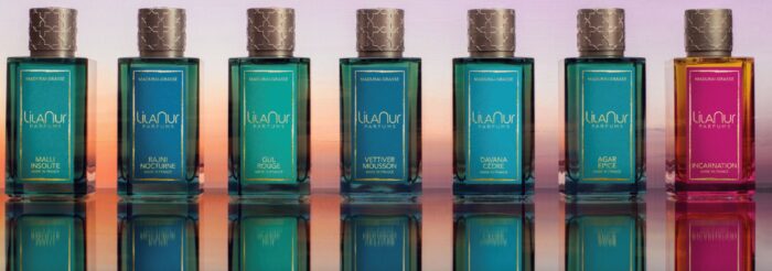 LilaNur Parfums Malli Insolite, Rajni Nocturne, Gul Rouge, Vetiver Mousson, Davana Cafe, Agar Epice and Incantation