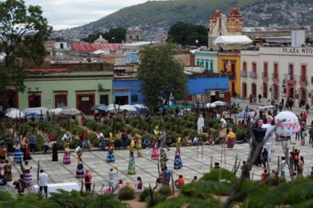 Town Square in Oaxaca City