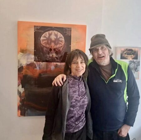 David Falsberg and Mary Jones at the Olfactory Art Kelle