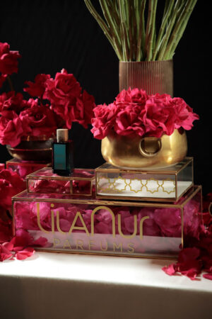 LilaNur Parfums Davana Cedre fashion designer Bibhu Mohapatra New York Fashion Week fall Winter 2023