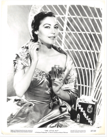 Le Galion Sortilège 1957 ad with Ava Gardner
