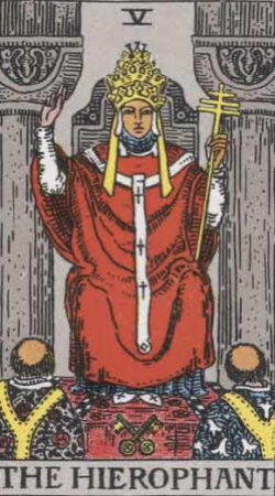 The Hierophant tarot card meaning