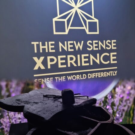 The New SenseXperience’. 360-degree immersive installation is a new collaboration between the Accademia del Profumo, Atelier Fragranze Milano, Prospettiva X and Sensit